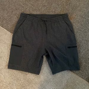 Black old navy shorts.